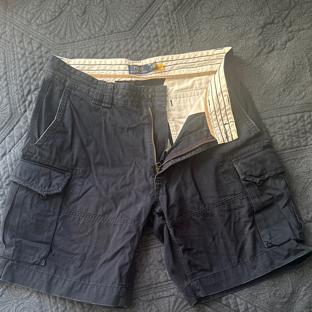 Polo by Ralph Lauren Dark Cargo Shorts for Men